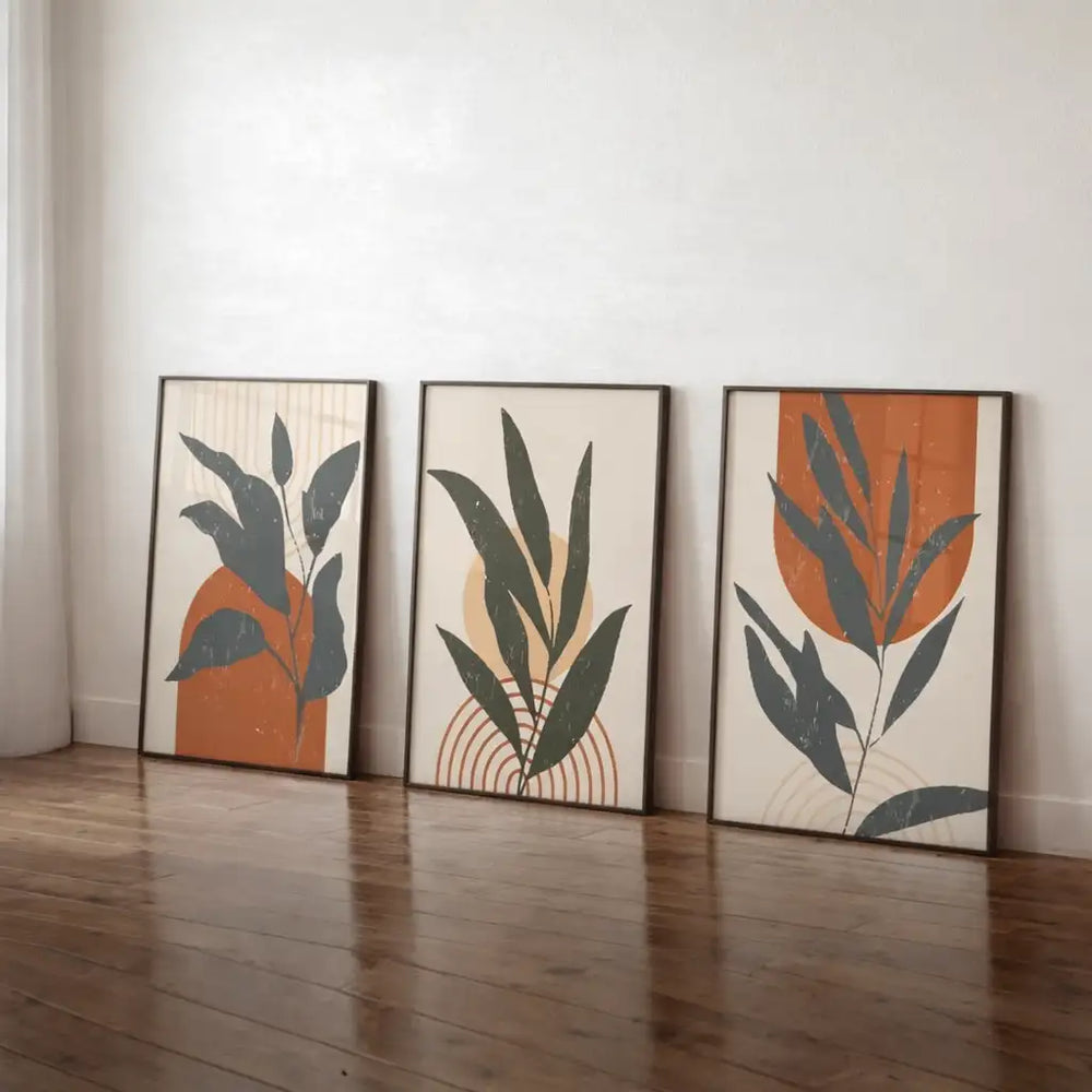 Set of 3 Framed Prints — Design 94