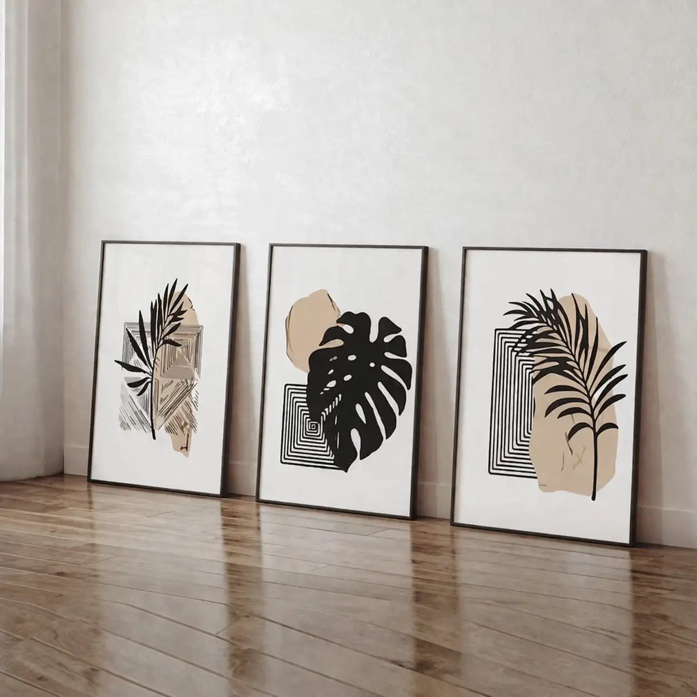 Set of 3 Framed Prints — Design 96