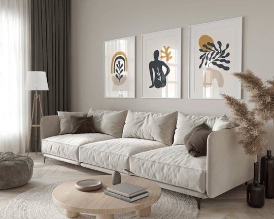 طقم ٣ براويز فنية — تصميم 3 | Portafoto