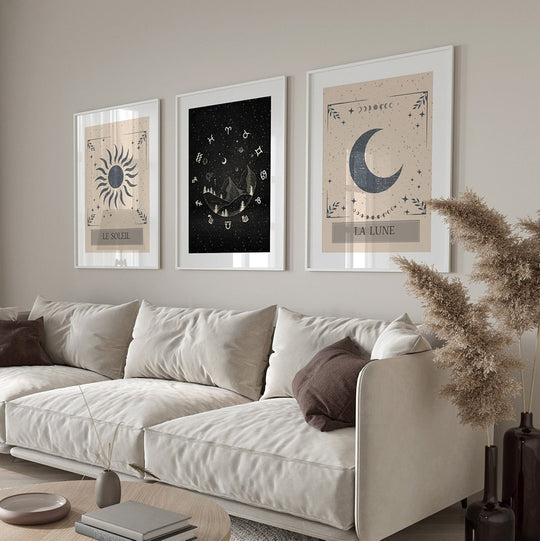 طقم ٣ براويز فنية — تصميم 10 | Portafoto