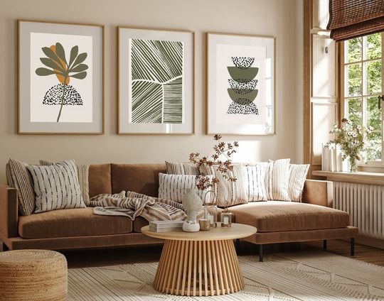 طقم ٣ براويز فنية — تصميم 15 | Portafoto
