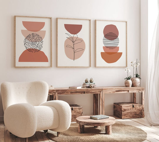 طقم ٣ براويز فنية — تصميم 24 | Portafoto