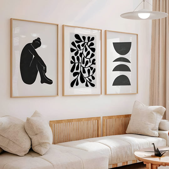 طقم ٣ براويز فنية — تصميم 37 | Portafoto